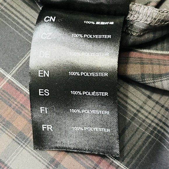 Kuhl Shirt Mens Medium Gray Plaid Flannel Long Sleeve Button Up Chest Pocket - Picture 10 of 14